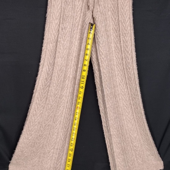 Jason Wu Cozy Knit Wide-Leg Pants in Beige size L brand new W - Picture 3 of 9